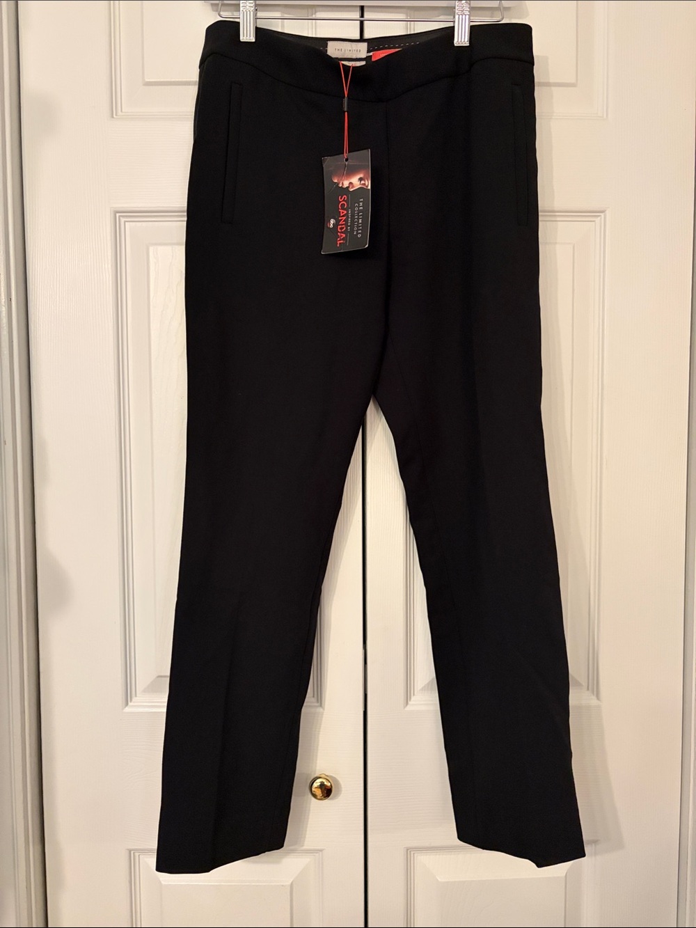 NWT The Limited Scandal Collection Livvy Slim Ankle Pants Black 6P